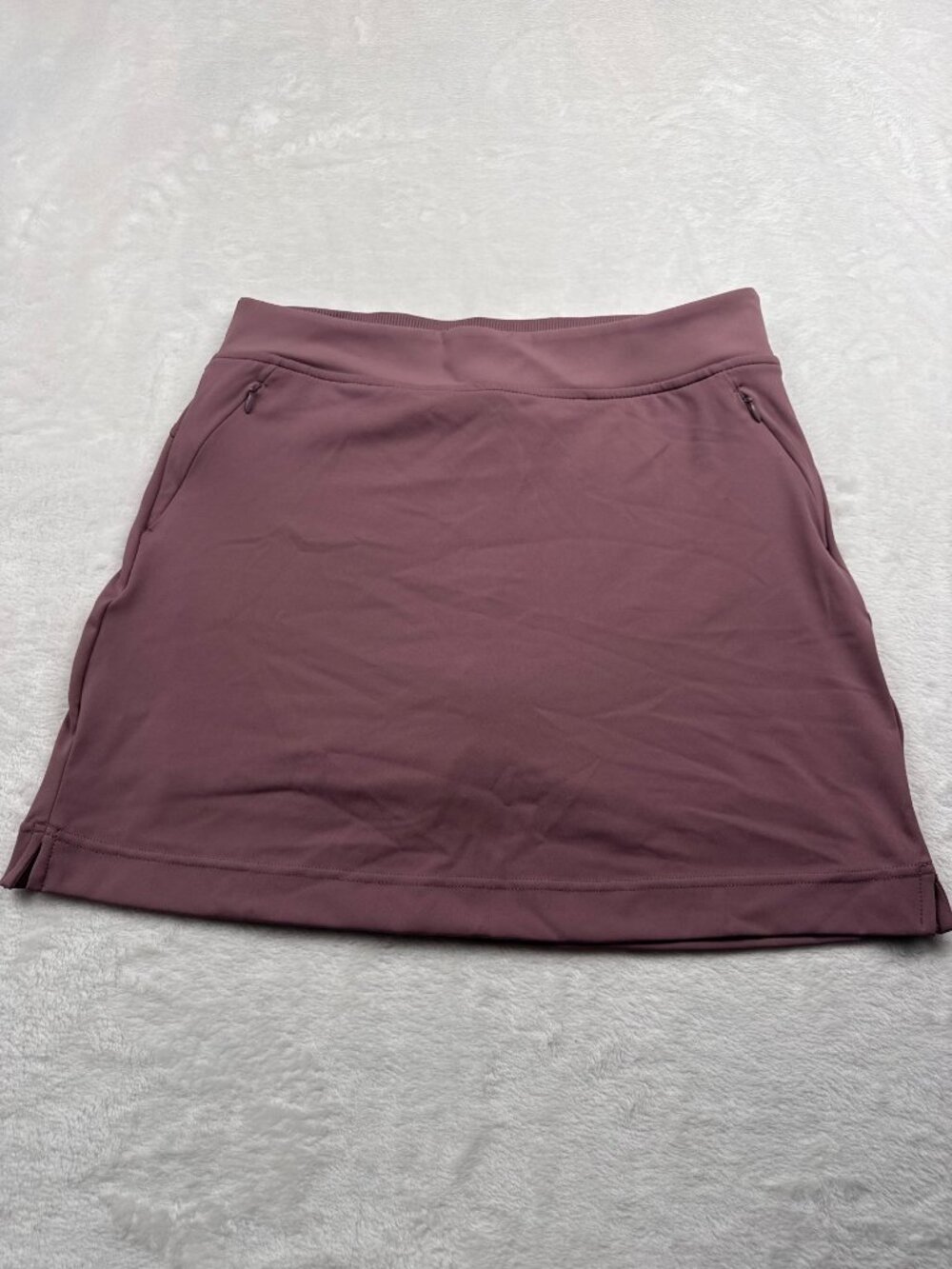 32 Degrees Cool Womens Skort With Built-In Shorts Small Mauve Polyester Blend
